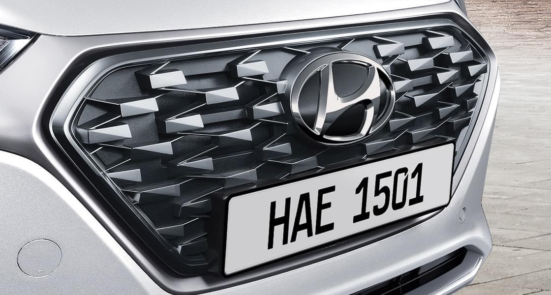 Ioniq hybrid radiator grille
